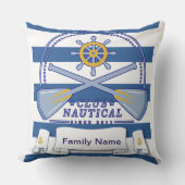Nautisch patroon buitenkussen (Voorkant)