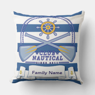 Nautisch patroon buitenkussen