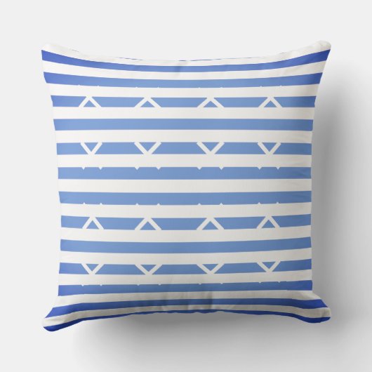 Nautisch patroon buitenkussen (Achterkant)