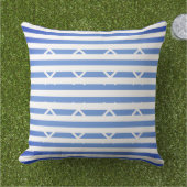 Nautisch patroon buitenkussen (Gras)