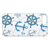 Nautisch patroon Case-Mate iPhone case (Achterkant (Horizontaal))