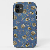 nautisch patroon Case-Mate iPhone case (Achterkant)