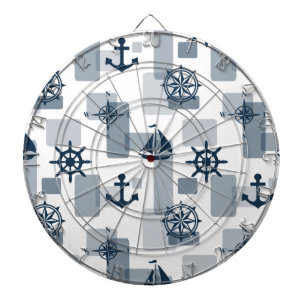 Nautisch patroon dartbord