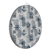 Nautisch patroon dartbord (Voorkant Links)
