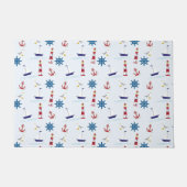 Nautisch patroon deurmat (Voorkant)