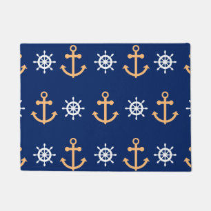 Nautisch patroon deurmat