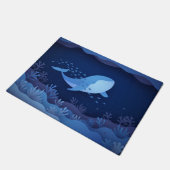 Nautisch patroon doormat deurmat (Schuin)