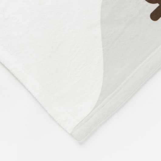 Nautisch patroon fleece deken (Hoek)