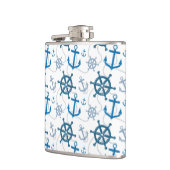 Nautisch patroon heupfles (Links)