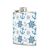 Nautisch patroon heupfles (Links)