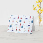 Nautisch patroon kaart (Gele Bloem)