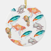 Nautisch patroon keramisch ornament (Voorkant)