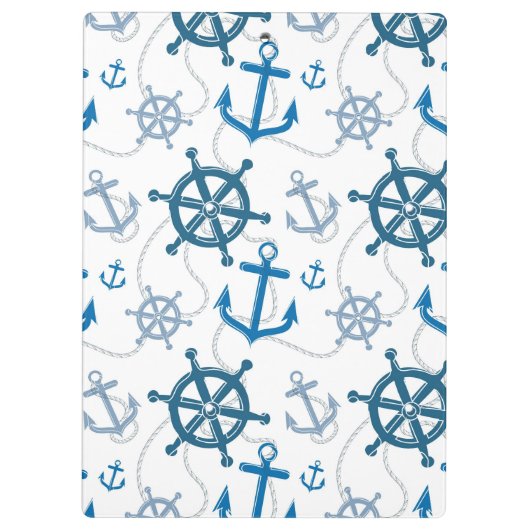 Nautisch patroon klembord (Achterkant)