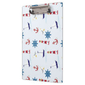 Nautisch patroon klembord (Links)