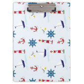 Nautisch patroon klembord (Voorkant)