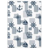 Nautisch patroon klembord (Achterkant)