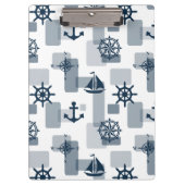 Nautisch patroon klembord (Voorkant)