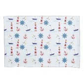 Nautisch patroon kussensloop (Voorkant)