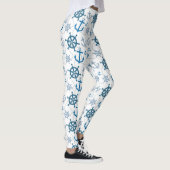Nautisch patroon leggings (Rechts)