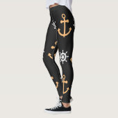 Nautisch patroon leggings (Links)