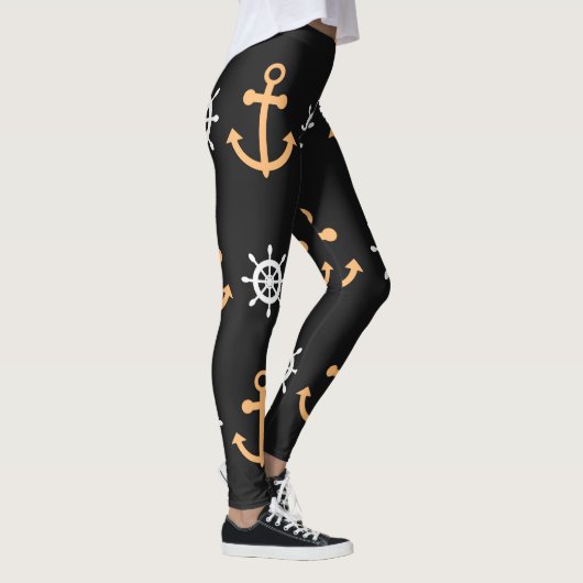 Nautisch patroon leggings (Rechts)