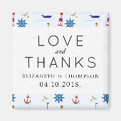 Nautisch patroon, marien patroon, huwelijk magneet (Voorkant)