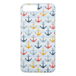 Nautisch patroon met ankers Case-Mate iPhone case