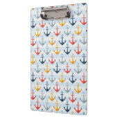 Nautisch patroon met ankers klembord (Links)