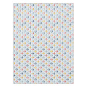 Nautisch patroon met ankers tafelkleed (Voorkant)