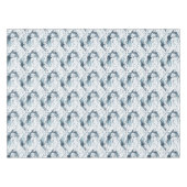 Nautisch patroon met dolfijnen en vissen tafelkleed (Voorkant (Horizontaal))