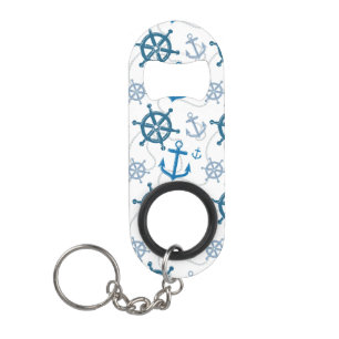 Nautisch patroon mini flessenopener