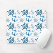 Nautisch patroon muismat (Met muis)