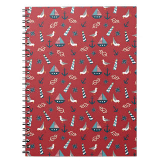 Nautisch patroon notitieboek