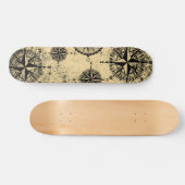  Nautisch Patroon Persoonlijk Skateboard (Horizontaal)