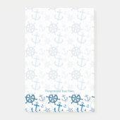 Nautisch patroon post-it® notes (Voorkant)