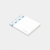 Nautisch patroon post-it® notes (Schuin)