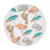 Nautisch patroon snijplank (Voorkant)