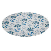 Nautisch patroon snijplank (Hoek)