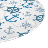 Nautisch patroon snijplank (Hoek)