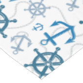 Nautisch patroon tafelkleed (Gekanteld)