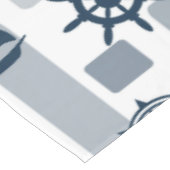 Nautisch patroon tafelkleed (Gekanteld)