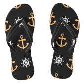 Nautisch patroon teenslippers (Voetbed)