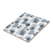 Nautisch patroon tegeltje (Zijkant)