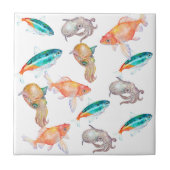 Nautisch patroon tegeltje (Voorkant)