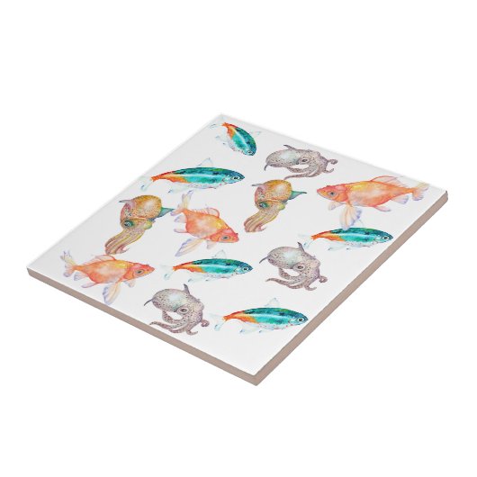 Nautisch patroon tegeltje (Zijkant)