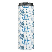 Nautisch patroon thermosbeker (Achterkant)