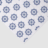 Nautisch patroon tissuepapier (Detail)