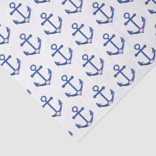 Nautisch patroon tissuepapier (Detail)