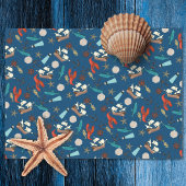 Nautisch patroon tissuepapier