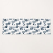 Nautisch patroon yogamat (Voorkant (horizontaal))